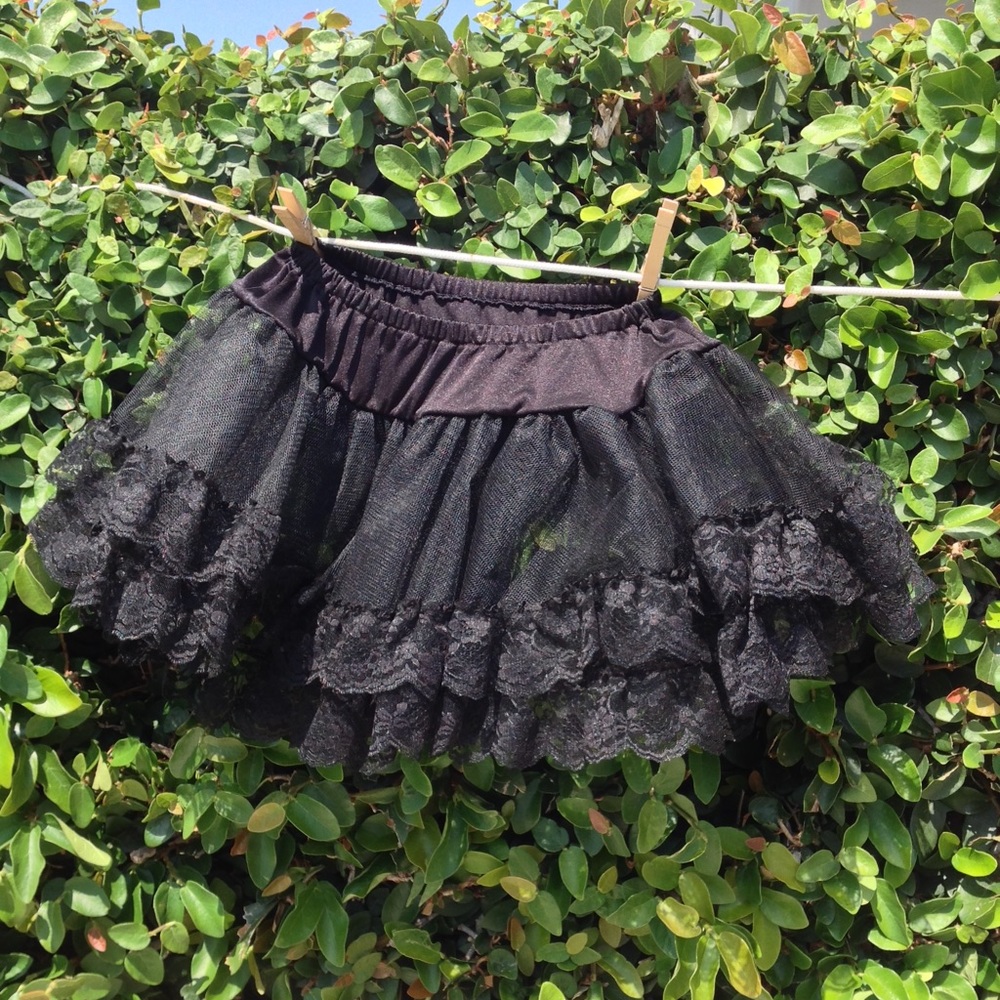Black tutu costume
